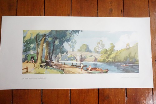 1940s lner river - river, wharfe