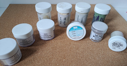 Embossing powders - x,