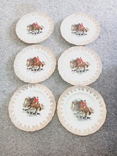 Vintage  Hunting Scene Plates