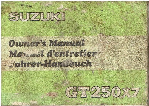 Suzuki gt250 original - x7,