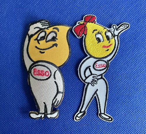Esso oil drop man and - oil,