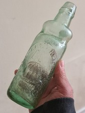 PICTORIAL 10OZ BULB NECK CODD BOTTLE FROM WARWICK GOOD CONDITION.