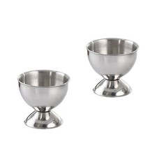  4 pcs Stainless Steel Egg Holder Boiled Egg Stand Tabletop Kitchen Tool for