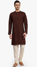 Men's Pure Cotton Solid Kurta