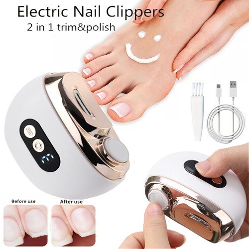 Electric toe nail clippers - nail,