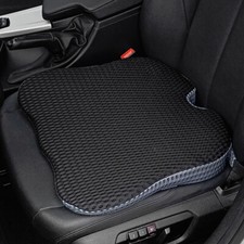 Universal Memory Foam Car Seat Cushion Driving Wedge Pad Booster Driver Pillow