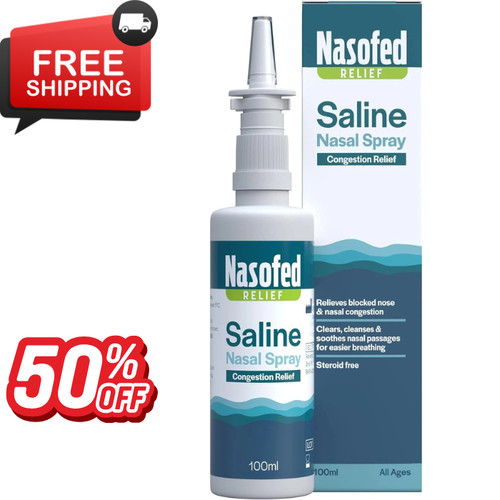 Nasofed saline nasal spray - nasofed,