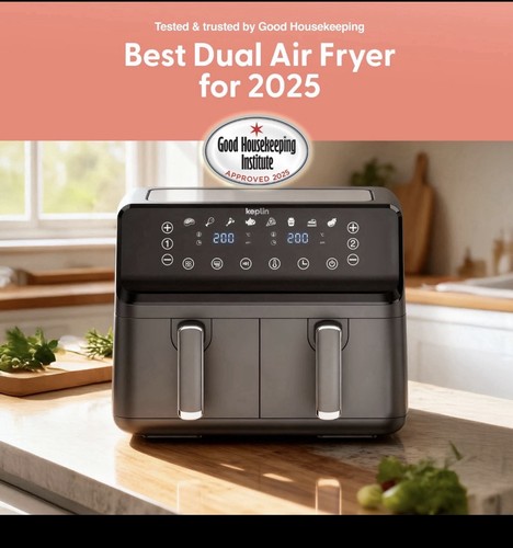 Dual air fryer - fryer, large