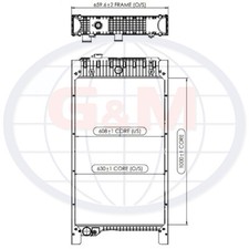 Radiator for FG WILSON FG