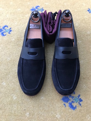 John lobb loafers shoes black - lobb,