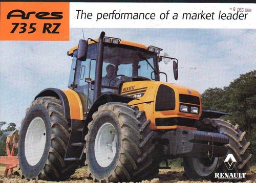 Renault ares 735 tractor - renault, rz