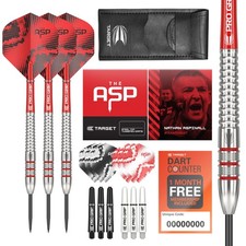 TARGET Darts Nathan Aspinall 24G 80% Tungsten Steel Tip Darts Set - 9 Pro Grip
