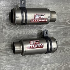 DUCATI V4 SPF Storm Performance Exhaust Cans, 60mm, Akrapovic, Termignoni