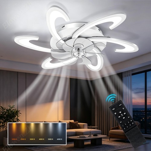 Led ceiling fan with - fan, lighting
