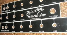 Princeton Reverb BF face plate