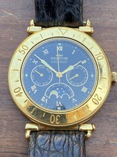 Fortis Hedonist Bezel MoonphaseMoon Phase Day Date Gents Mens