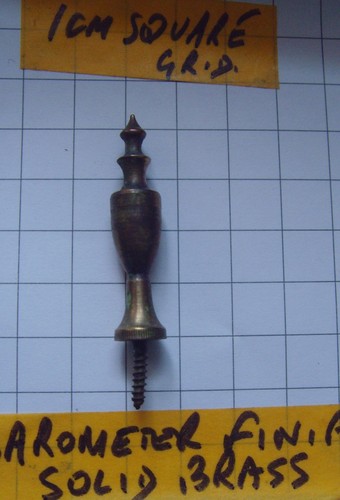 Small size barometer finial - small,