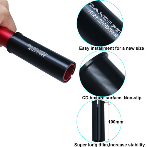 Bike seat tube reducer - seat,