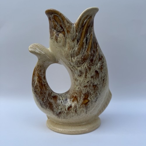 Vintage ceramic fish - ceramic, gluggle