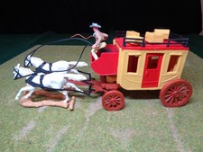 Timpo Toys "Stagecoach The 2nd Generation in Red/Yellow"