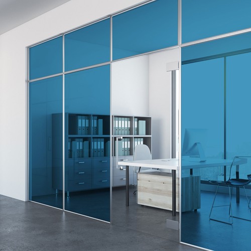 Transparent coloured window - coloured,