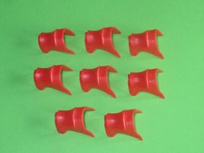 Timpo Toys - 8 Red Saddlecloths Saddle Blankets Equestrian Blankets Northern States