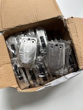 BNIB Brushed Steel Glass