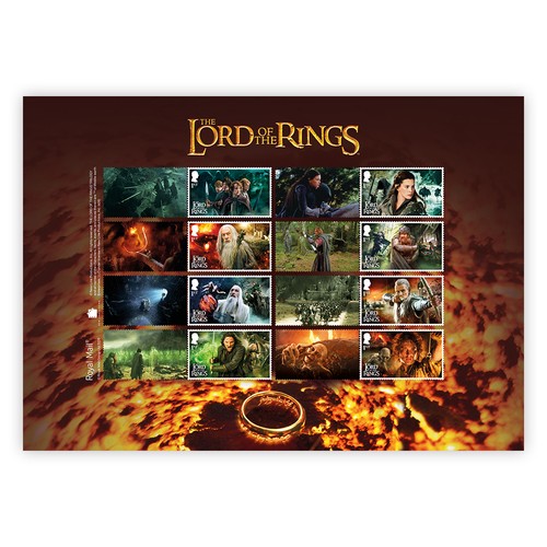 Lord the rings stamps - the,
