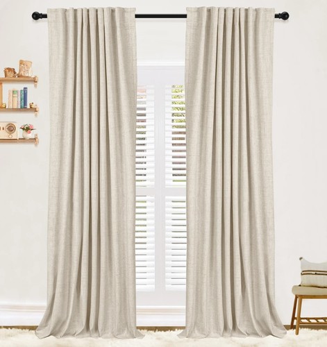 Linen blackout curtains for - linen,