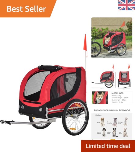 Spacious steel dog bike - spacious,