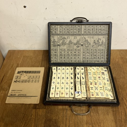 Mah jong full set - set, black