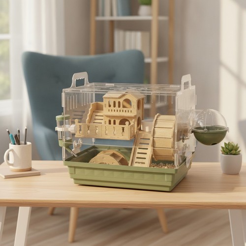 Acrylic hamster cage 1 - acrylic, 8