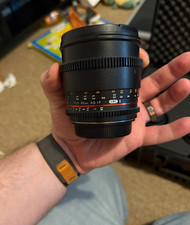 Samyang 85mm T1.5 VDSLR as if