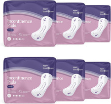 Amazon Basic Care Incontinence Pads Maxi, Unscented, 48 Count (6 Packs of 8)
