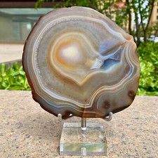 Natural Agate Slab | Free Display Stand | Brazil  - 1.15LB