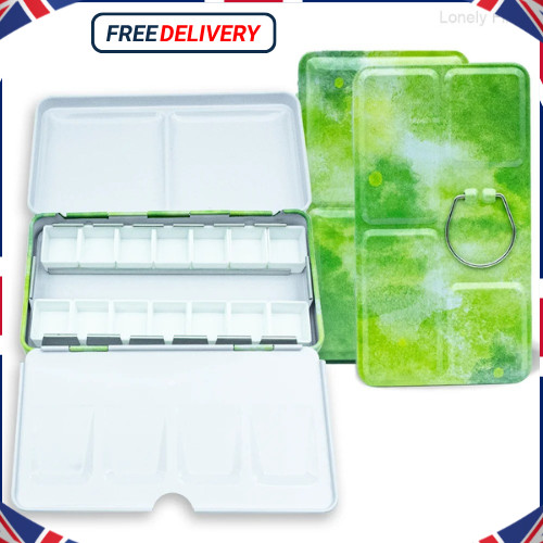 Watercolor palette paint - palette, box