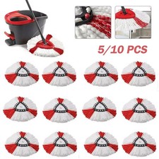 10x Replacement for Vileda Mop Heads Refill Turbo Microfibre Spin Mop Easy Wring
