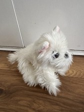 Keel Toys - Signature Cuddle - dog - Puppy Westie White Soft Fluffy Plush 