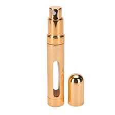 12ml GOLD Portable Refillable Perfume Aftershave Travel Atomiser Bottle Spray