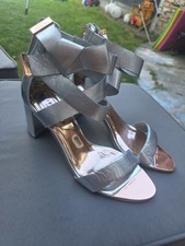 Ted Baker Silver Shoes Size 5