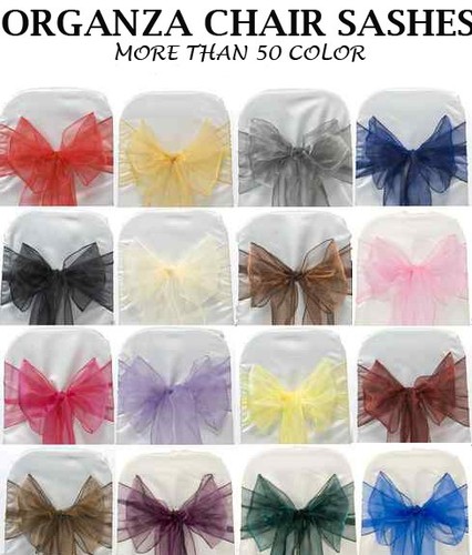 Pack 100 organza chair - pack,