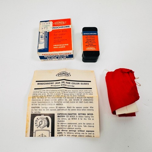 Vintage minox minochrome color - minox,