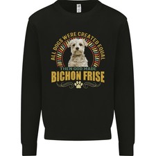 A Bichon Frise Dog Kids Sweatshirt Jumper