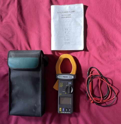 Iso tech 6600 clamp meter - iso-tech,