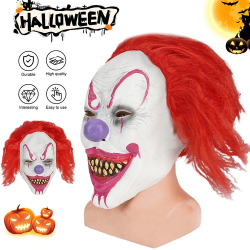 Scary clown mask - scary,