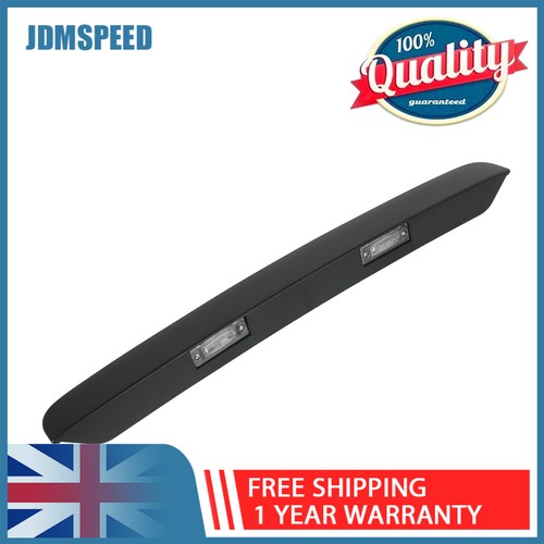 Black rear tailgate trim with - rear,