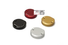 Fluid reservoir cap front