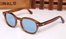 New MOSCOT LEMTOSH Sunglasses Men Round Brown Thin Edged Plate Sunglasses Women