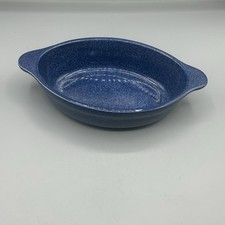 Kalahari Sands Blue Oval Gratin Baking Serving Dish Gourmet's Pride