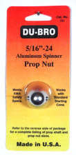 DU-BRO 5/16"-24 ALUMINUM SPINNER PROP NUT ( CAT # 731 )